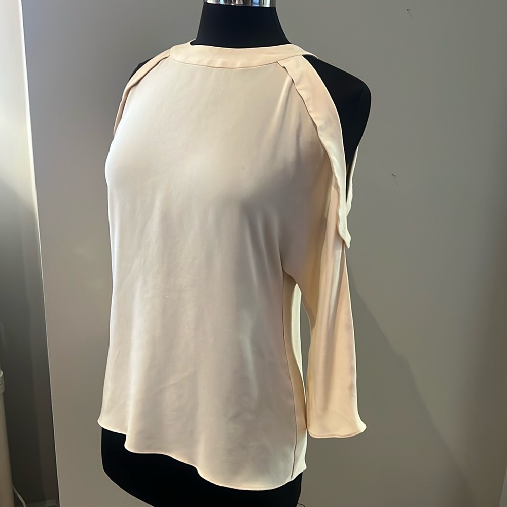 Ramy Brook cut out silk top